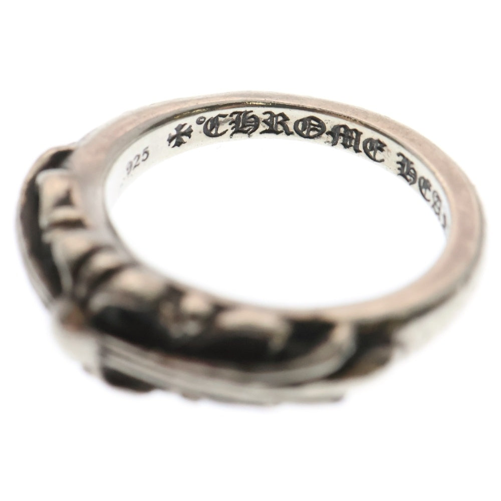 CHROME HEARTS(クロムハーツ) BABY CLASSIC ベイビークラシックフローラルクロス リング 9号