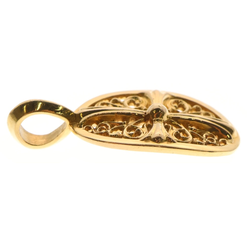 CHROME HEARTS(クロムハーツ) 22K CLSC OVAL クラシックオーバル ゴールドネックレストップ ゴールド