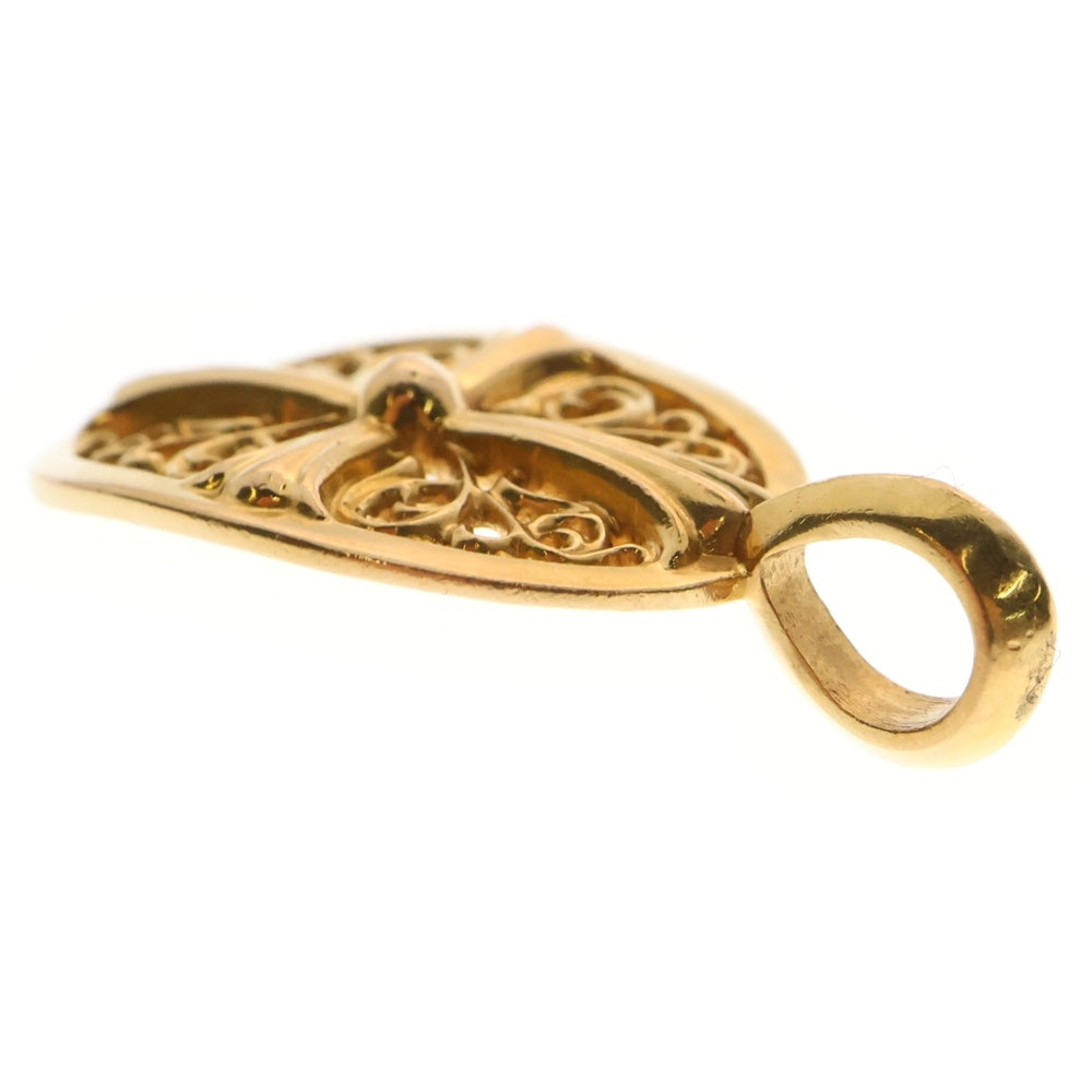 CHROME HEARTS(クロムハーツ) 22K CLSC OVAL クラシックオーバル ゴールドネックレストップ ゴールド