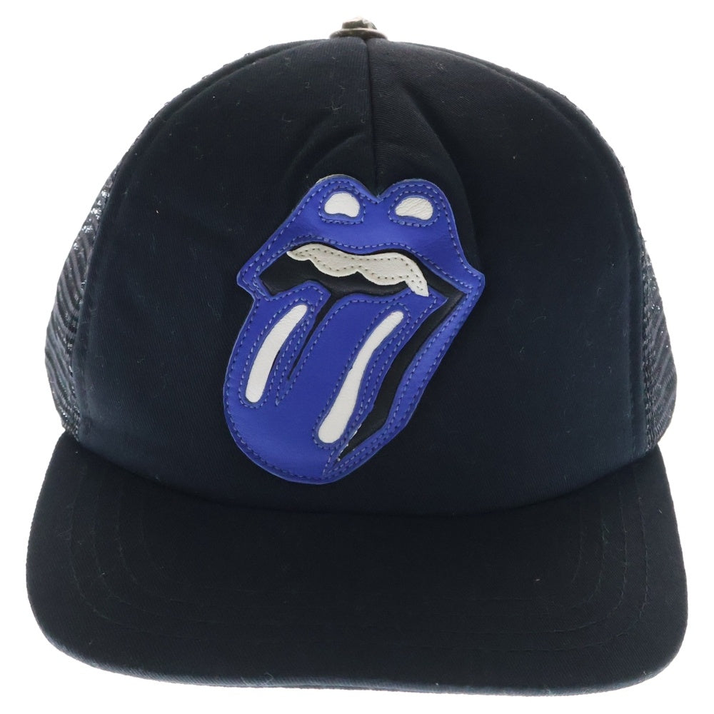 CHROME HEARTS(クロムハーツ) ROLLING STONES TRUCKER CAP トラッカーキャップ リップアンドタンパッチメッシュ帽子