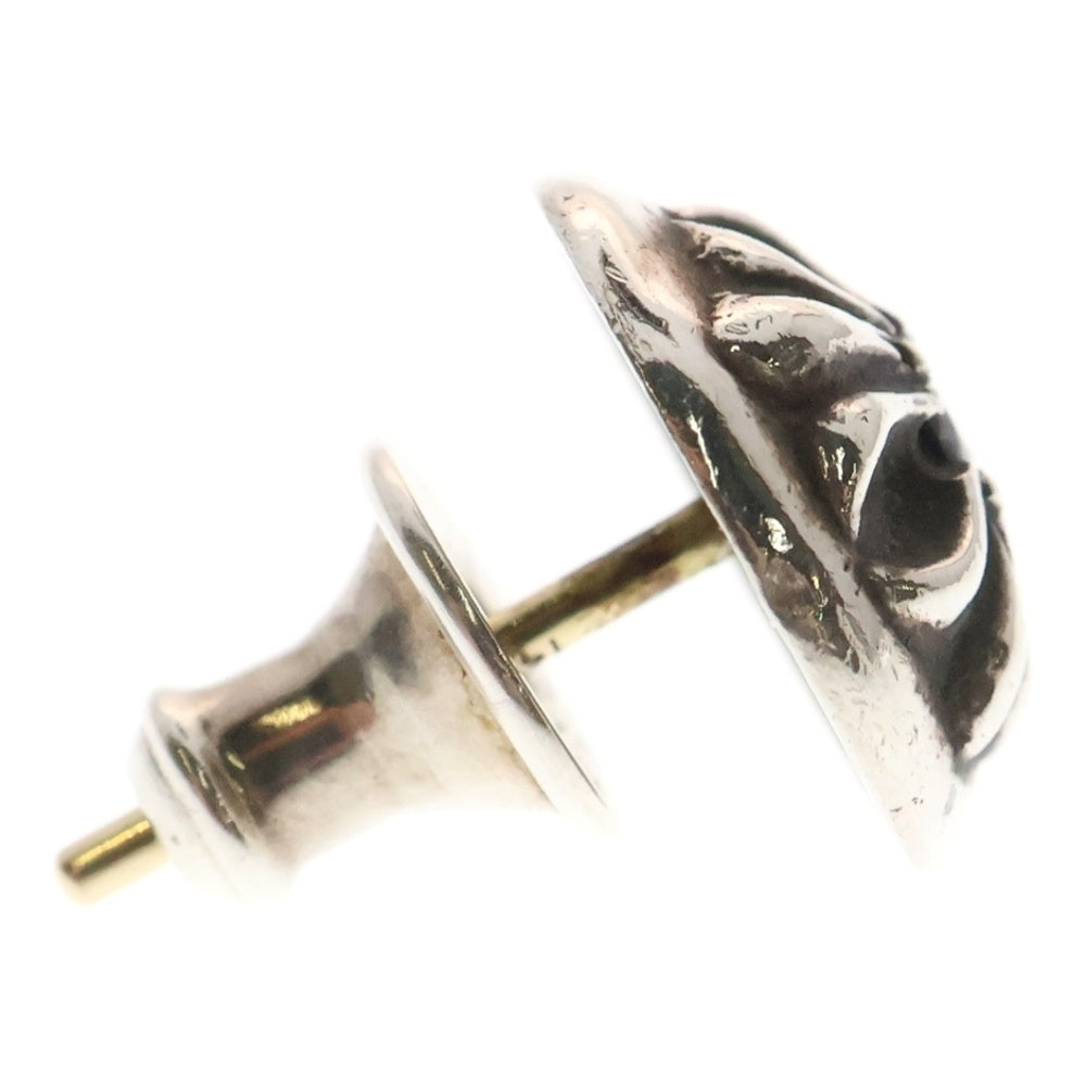 CHROME HEARTS(クロムハーツ) STUD CRSBLL クロスボールスタッド 1サファイアシルバーピアス