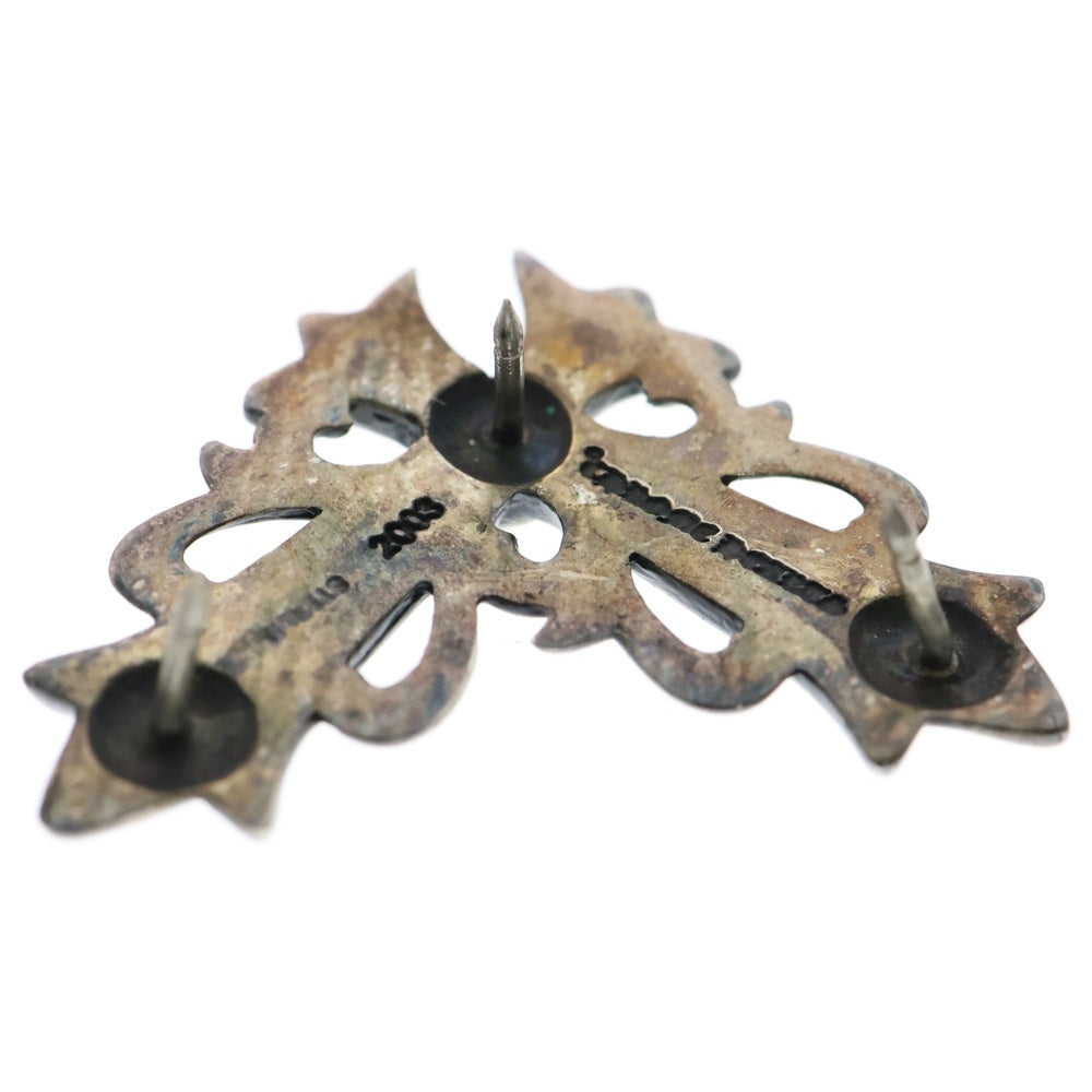CHROME HEARTS(クロムハーツ) PIN FLRLCRNR スティックピン フローラルクロスコーナー ピンバッジ シルバー