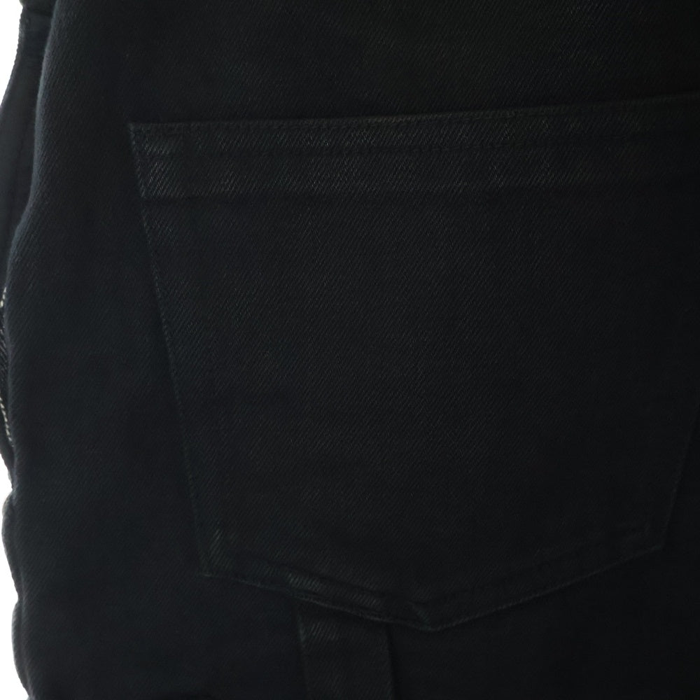 CHROME HEARTS(クロムハーツ) OVERALL クロスボールボタン オーバーオール オールインワン ブラック