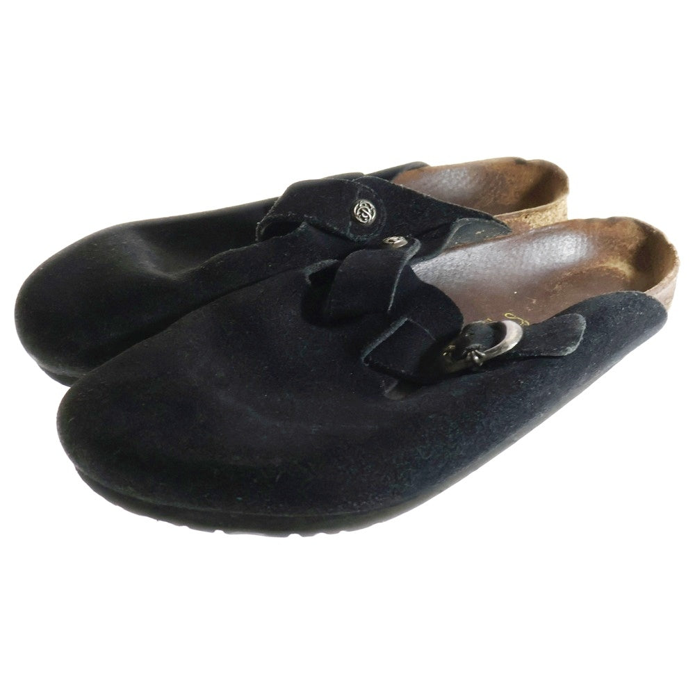 CHROME HEARTS(クロムハーツ) ×BIRKENSTOCK BOSTON ボストン タイニーCHクロスガンスリンガーレザーサンダル