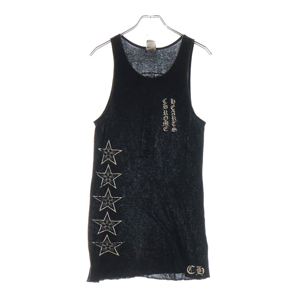 CHROME HEARTS(クロムハーツ) OLD スタープリントタンクトップ ブラック