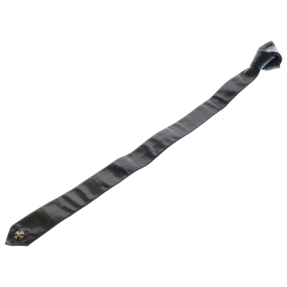 CHROME HEARTS(クロムハーツ) TIE NEK SKNNY LTHR レザーネクタイ CHプラスモチーフ レザーネクタイ