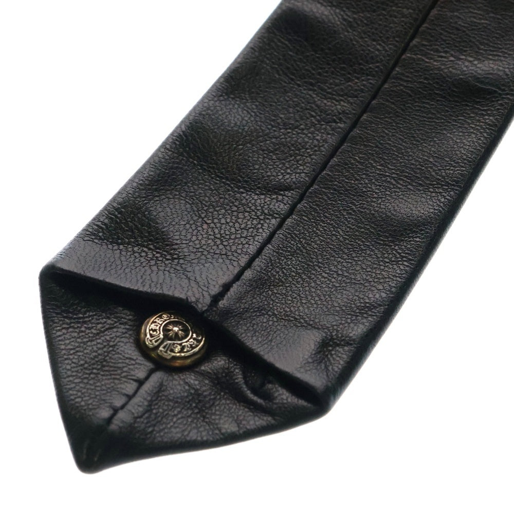 CHROME HEARTS(クロムハーツ) TIE NEK SKNNY LTHR レザーネクタイ CHプラスモチーフ レザーネクタイ