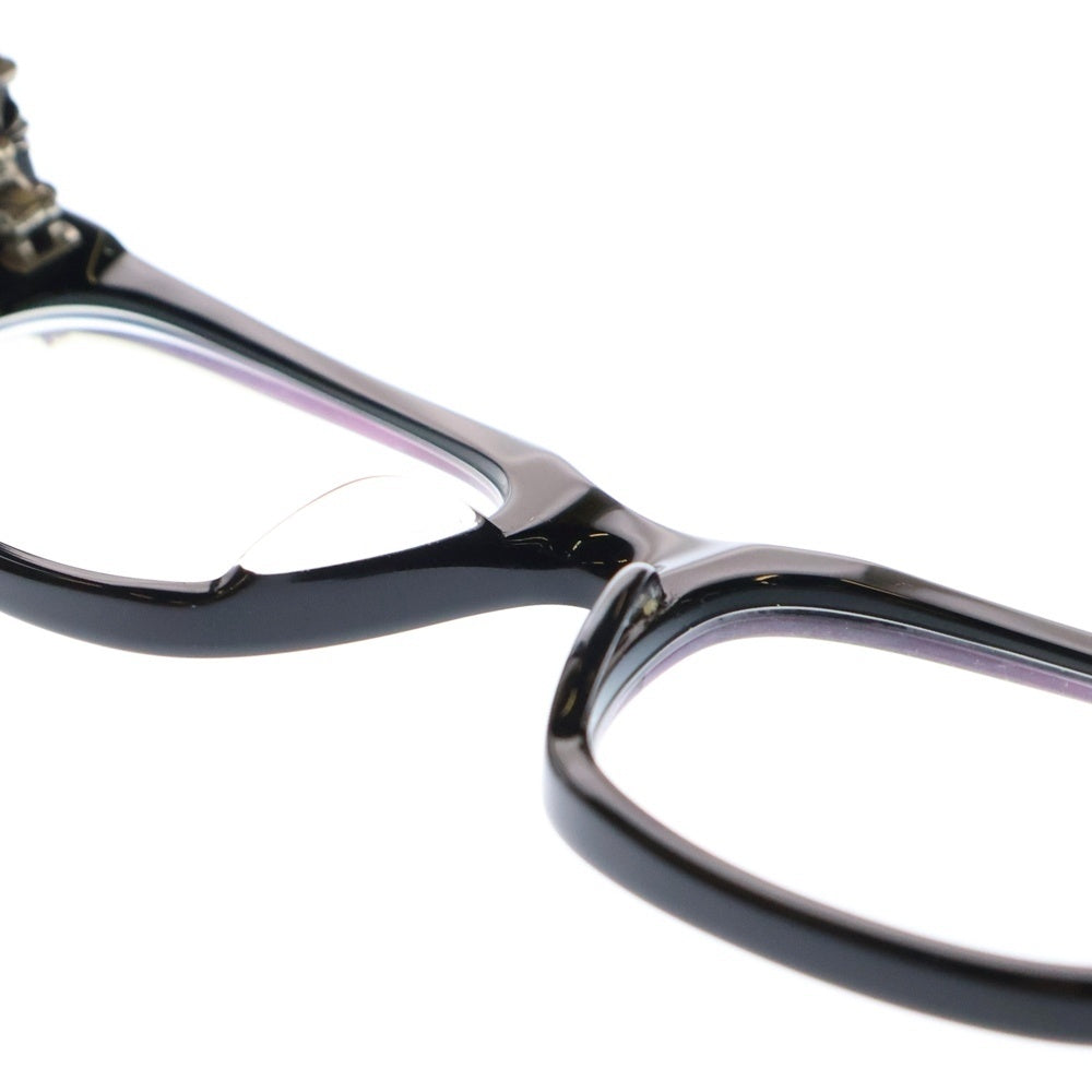 CHROME HEARTS(クロムハーツ) 54□19-149 VAGILANTE CHプラステンプルウェリントン眼鏡 度入り