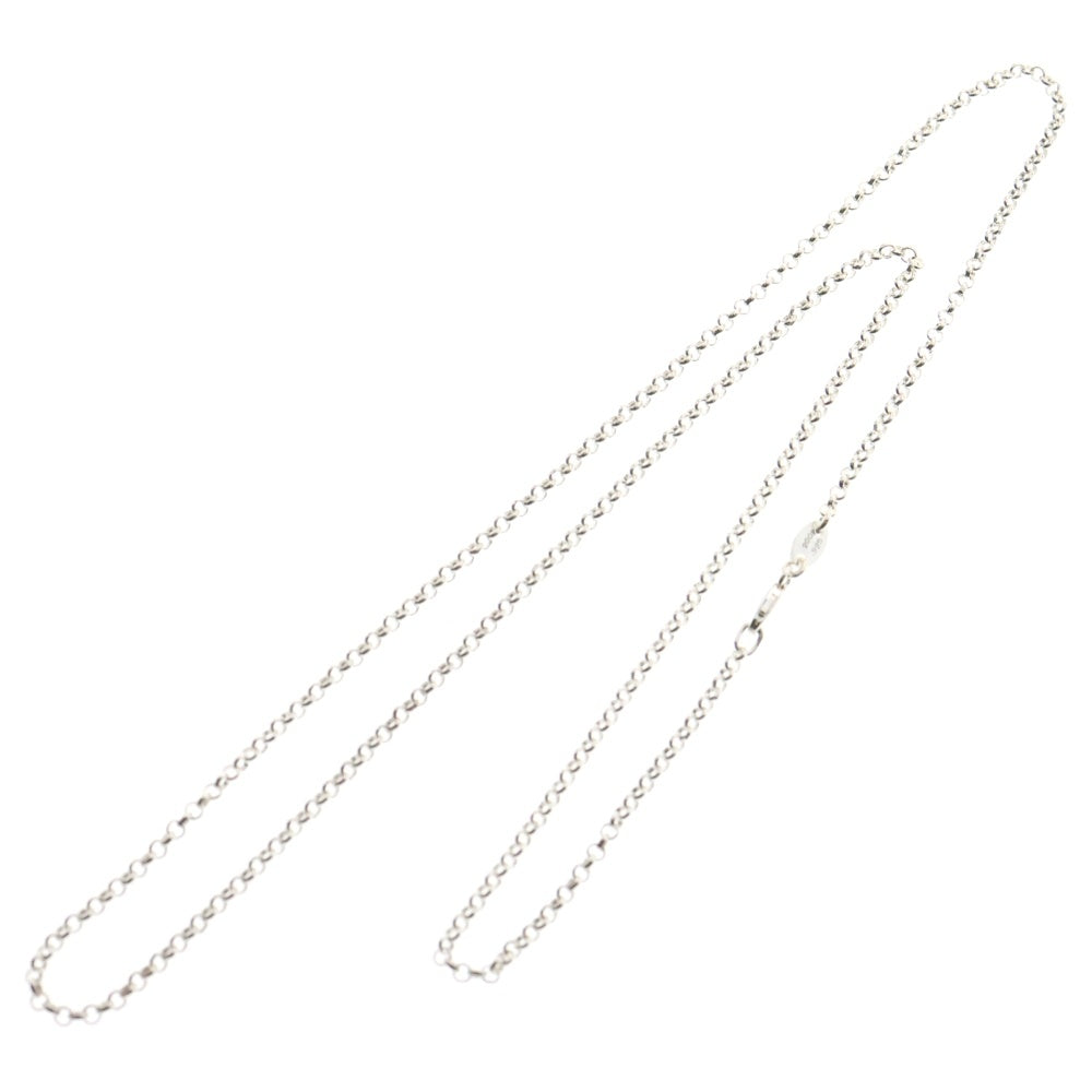 CHROME HEARTS(クロムハーツ) NECKCHAIN R24 ロールチェーン24inch シルバーネックレス