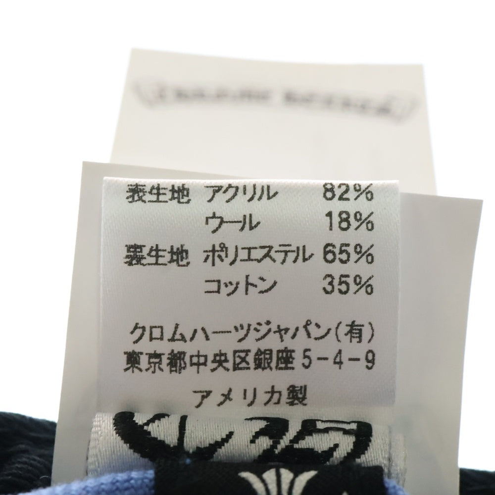 CHROME HEARTS(クロムハーツ) CH HAT ハートロゴ刺繍ベースボールキャップ帽子 ライトブルー
