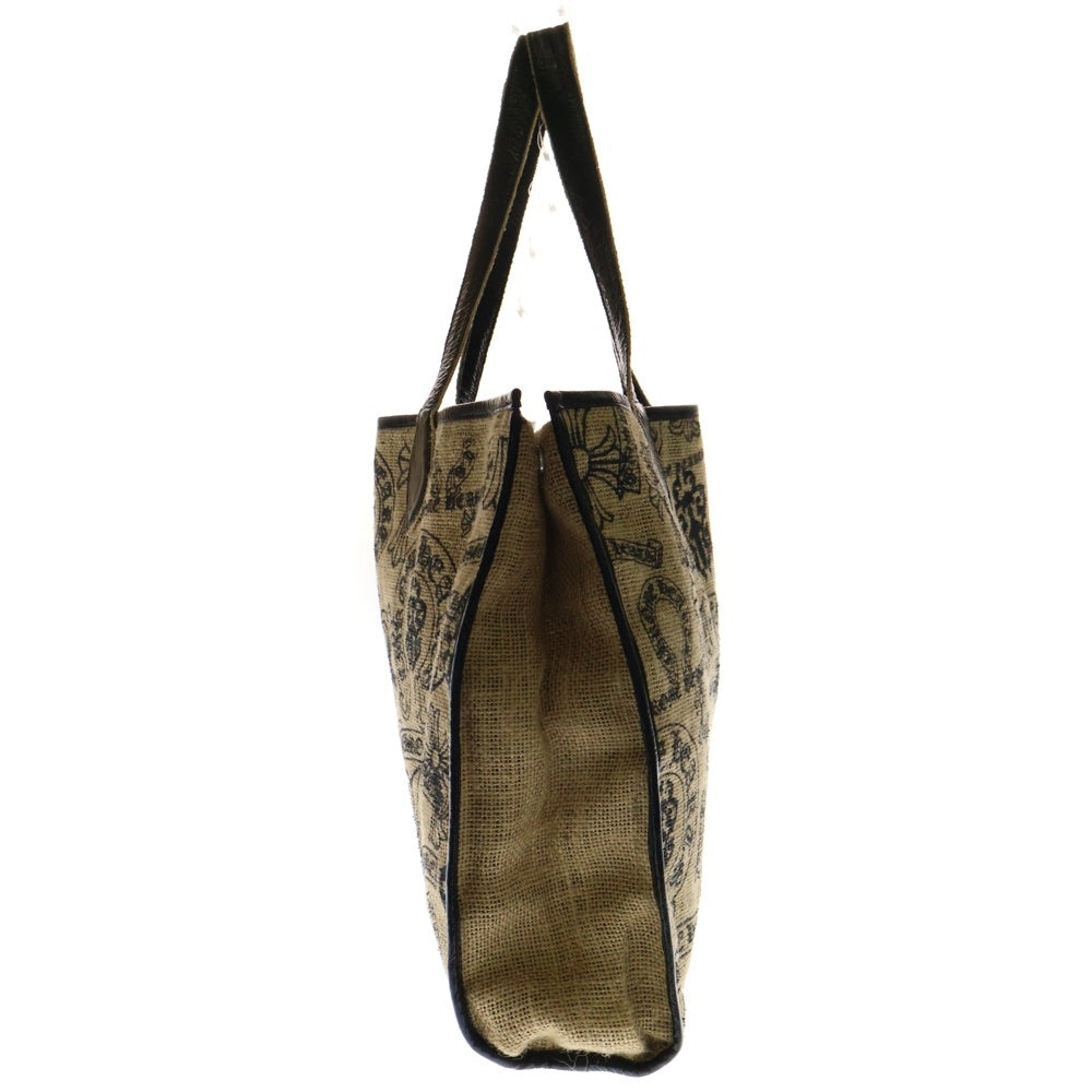 CHROME HEARTS(クロムハーツ) MULTILOGO LARGE BEACHES BAG マルチロゴ ラージビーチバッグ トートバッグ ベージュ