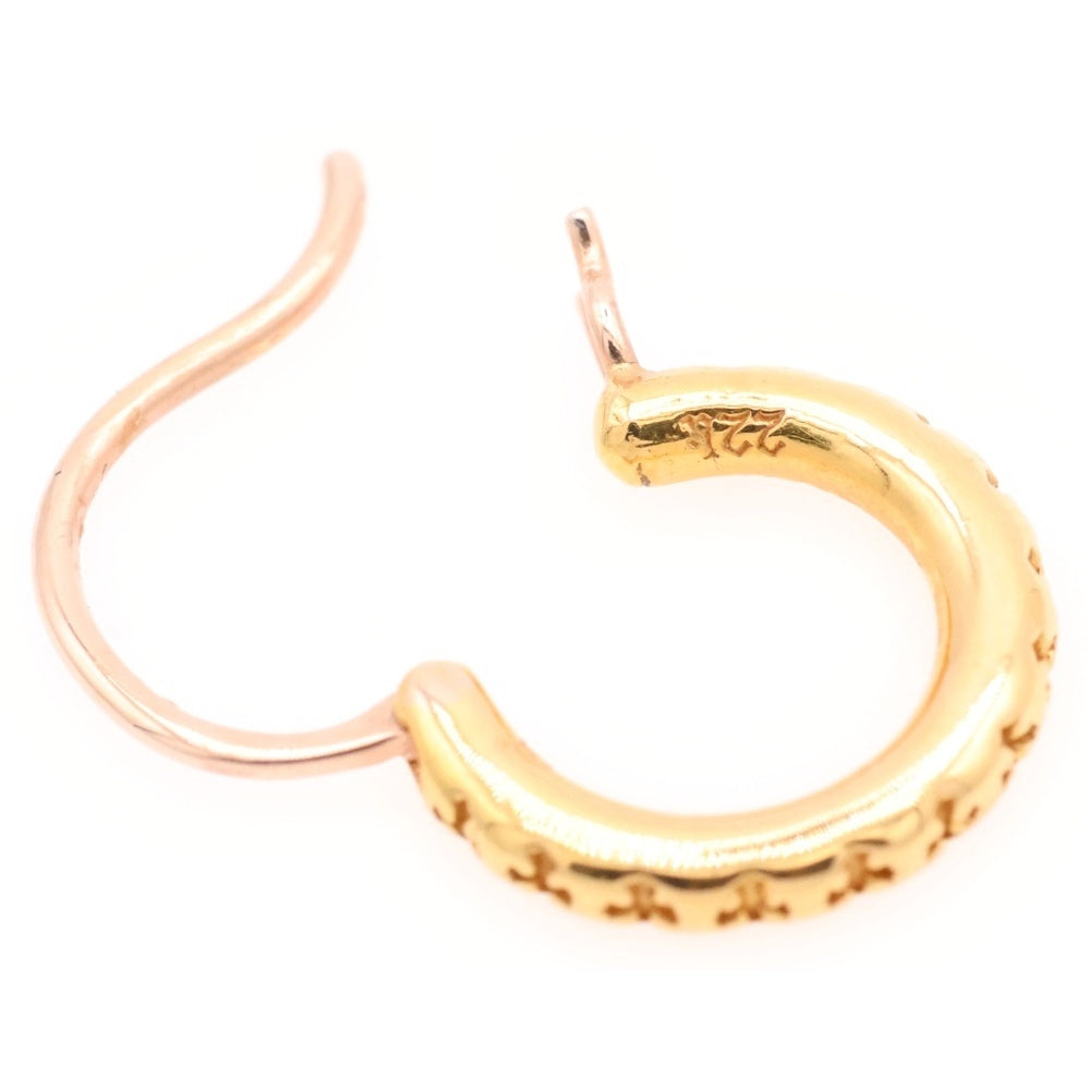 CHROME HEARTS(クロムハーツ) 22K HOOP TFL SML ゴールドピアス