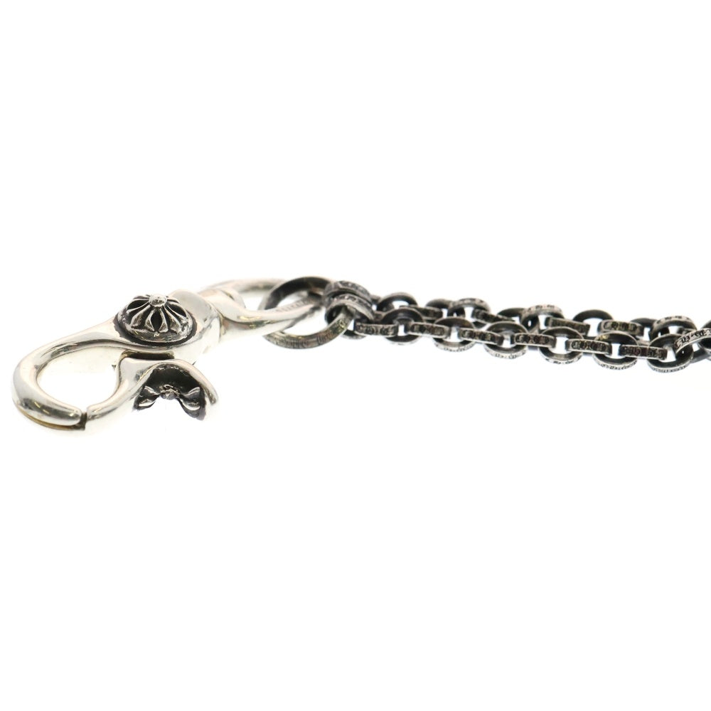 CHROME HEARTS(クロムハーツ) DBL PAPER CHAIN 2クリップ ダブルショートペーパーチェーン シルバーウォレットチェーン