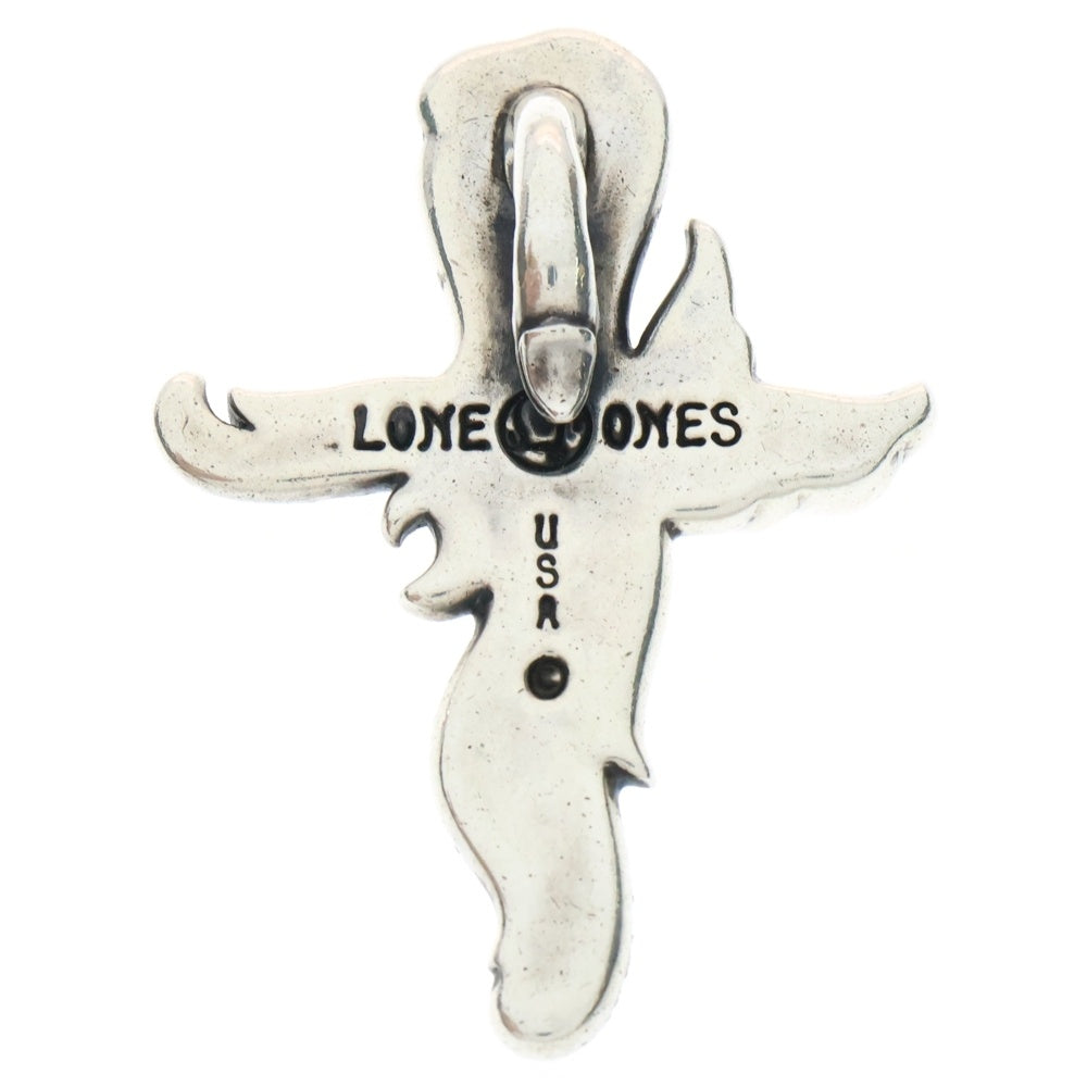 LONE ONES(ロンワンズ) Star Crossed Love スタークロス ラヴァー ラージペンダント ネックレストップ アフターダイヤ/ブラックダイヤ シルバー