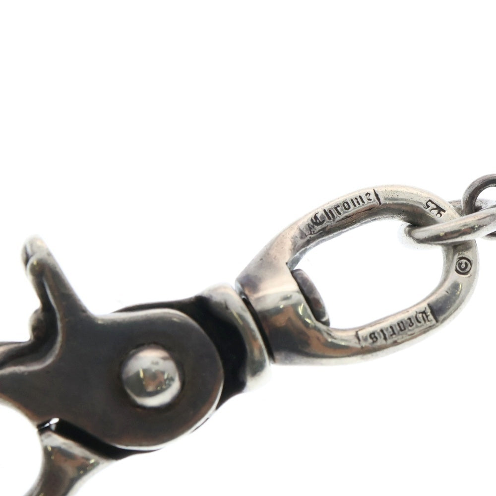CHROME HEARTS(クロムハーツ) 1BALL LONG-S/1クリップロング#1クロスボール ウォレットチェーン シルバー