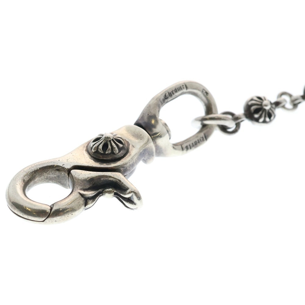 CHROME HEARTS(クロムハーツ) 1BALL LONG-S/1クリップロング#1クロスボール ウォレットチェーン シルバー