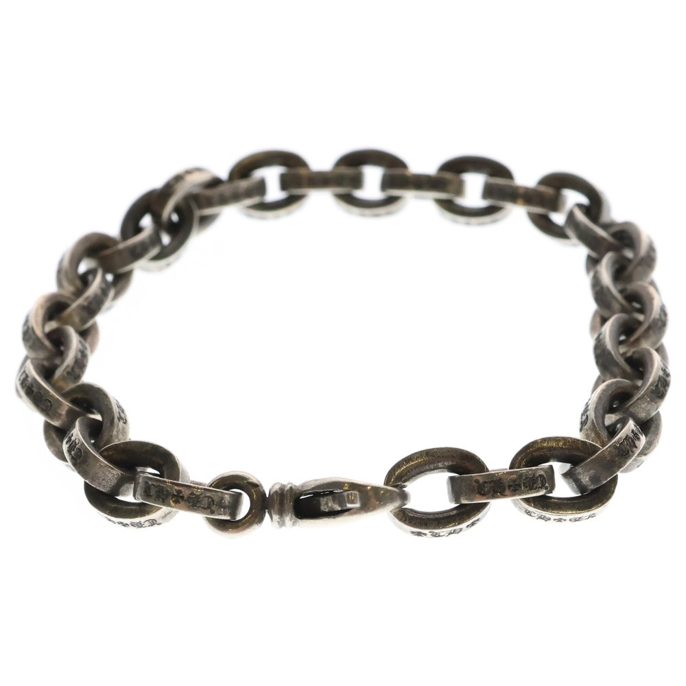 CHROME HEARTS(クロムハーツ) LARGE PAPER CHN ラージペーパーチェーン シルバーブレスレット 8inch