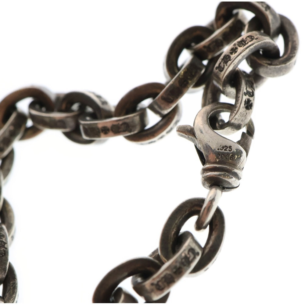 CHROME HEARTS(クロムハーツ) LARGE PAPER CHN ラージペーパーチェーン シルバーブレスレット 8inch