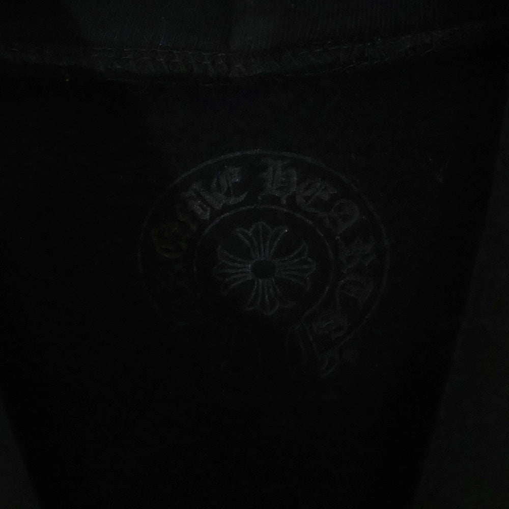 CHROME HEARTS(クロムハーツ) SWTSHRT HD PLVR 東京限定バックホースシュープリント プルオーバーパーカー ブラック