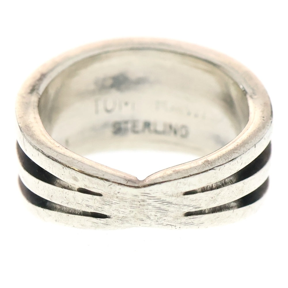 INDIAN JEWELRY(インディアンジュエリー) トムホーク ナバホ族 2ラインシルバーリング