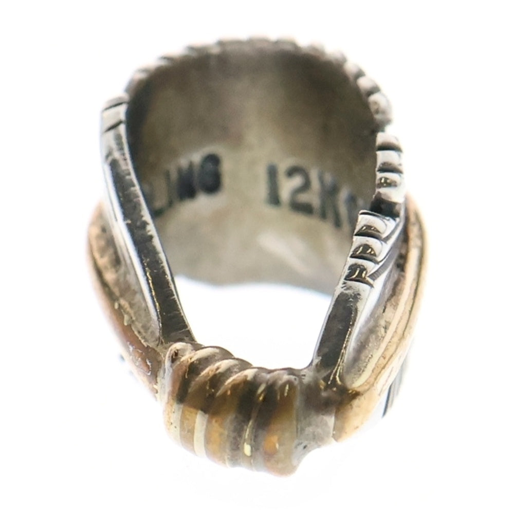 INDIAN JEWELRY(インディアンジュエリー) ハーヴィーメイス 12KGF フェザーリング