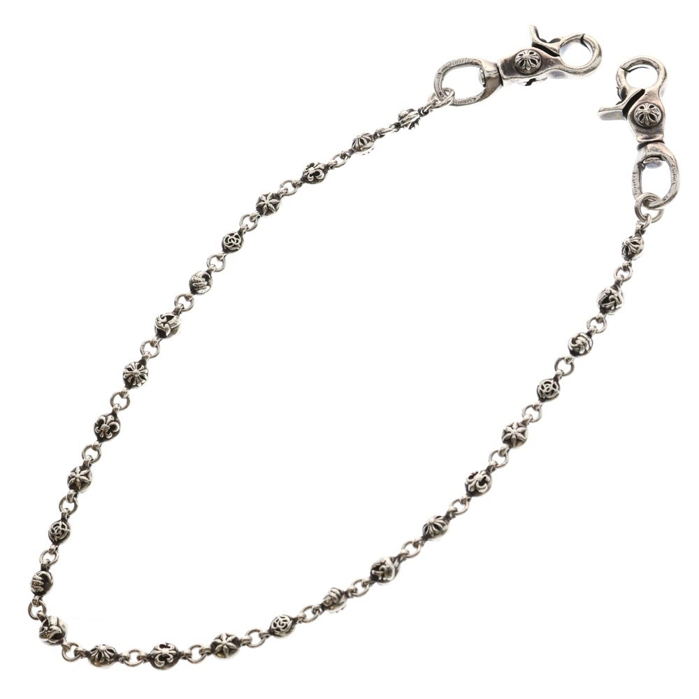 CHROME HEARTS(クロムハーツ) 1MULTIBALL LONG-T 2クリップロング#1マルチボール シルバーウォレットチェーン