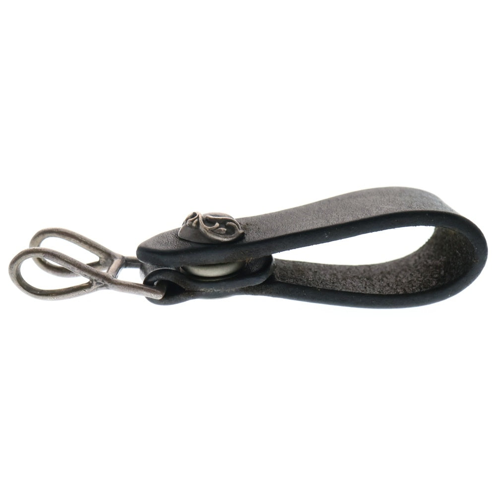 CHROME HEARTS(クロムハーツ) BELT LOOP ハートボールボタンレザーベルトループ