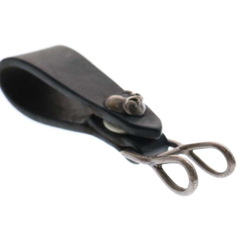 CHROME HEARTS(クロムハーツ) BELT LOOP ハートボールボタンレザーベルトループ