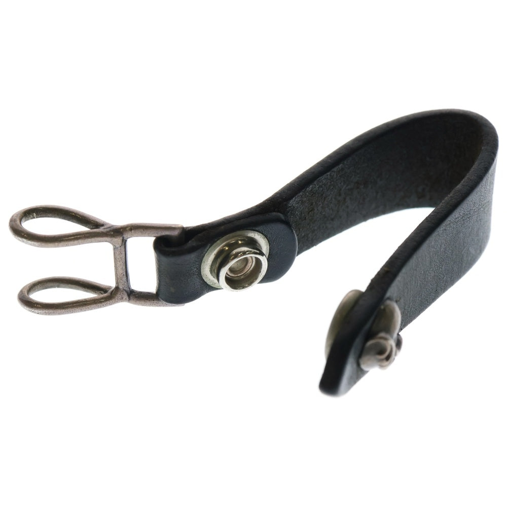 CHROME HEARTS(クロムハーツ) BELT LOOP ハートボールボタンレザーベルトループ