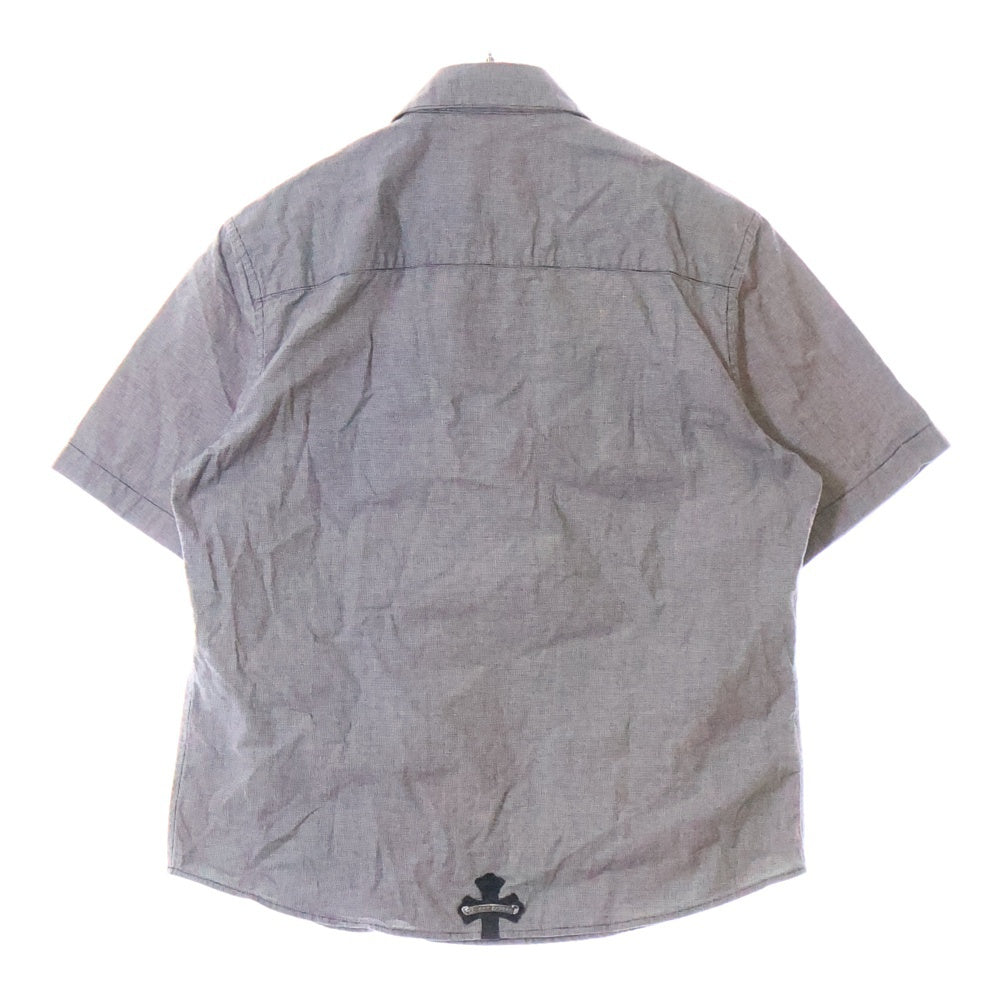 CHROME HEARTS(クロムハーツ) ダガージップチェック半袖シャツ