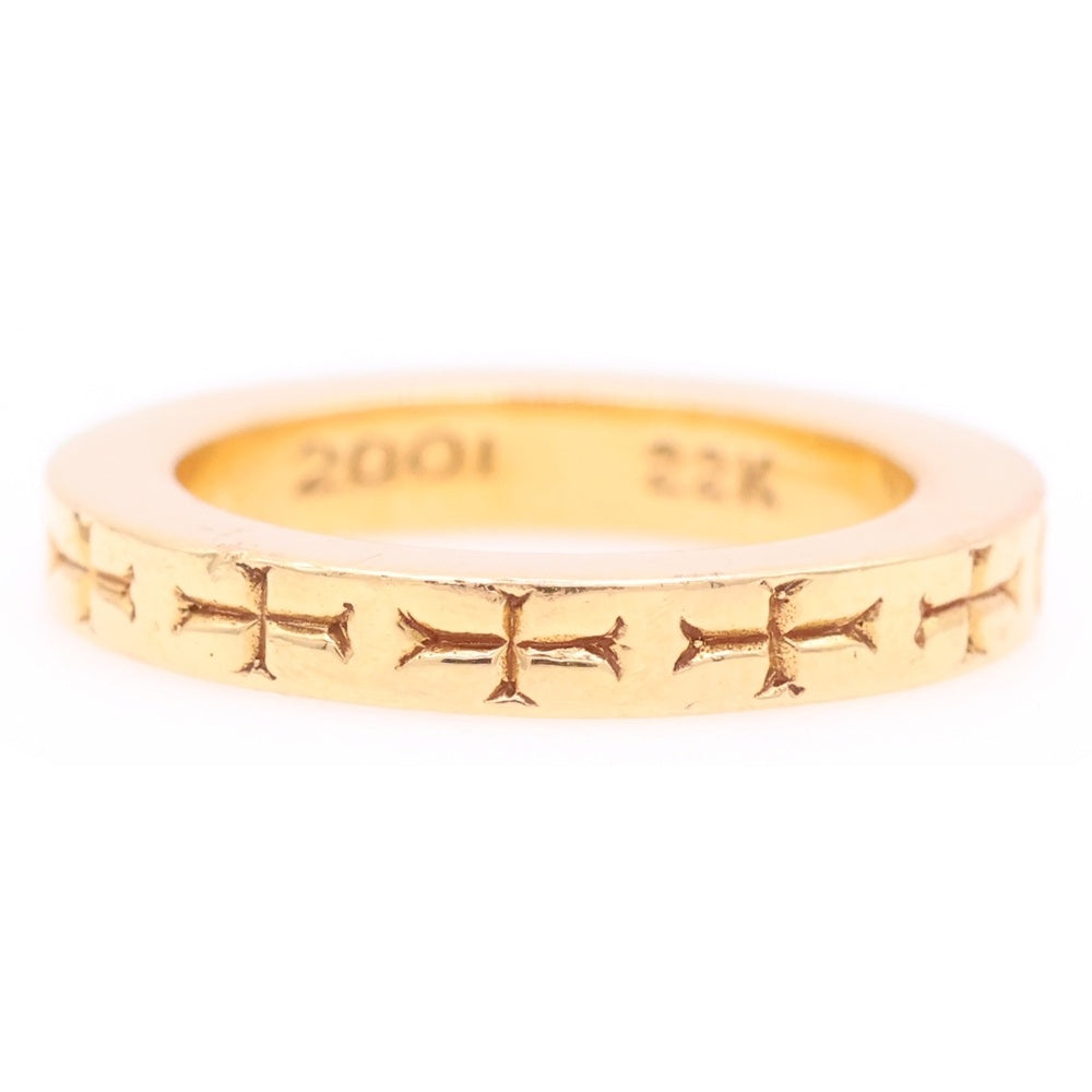 CHROME HEARTS(クロムハーツ) 22K 3mm SPACER FUCKYOU 3mmスペーサーファックユー ゴールドリング