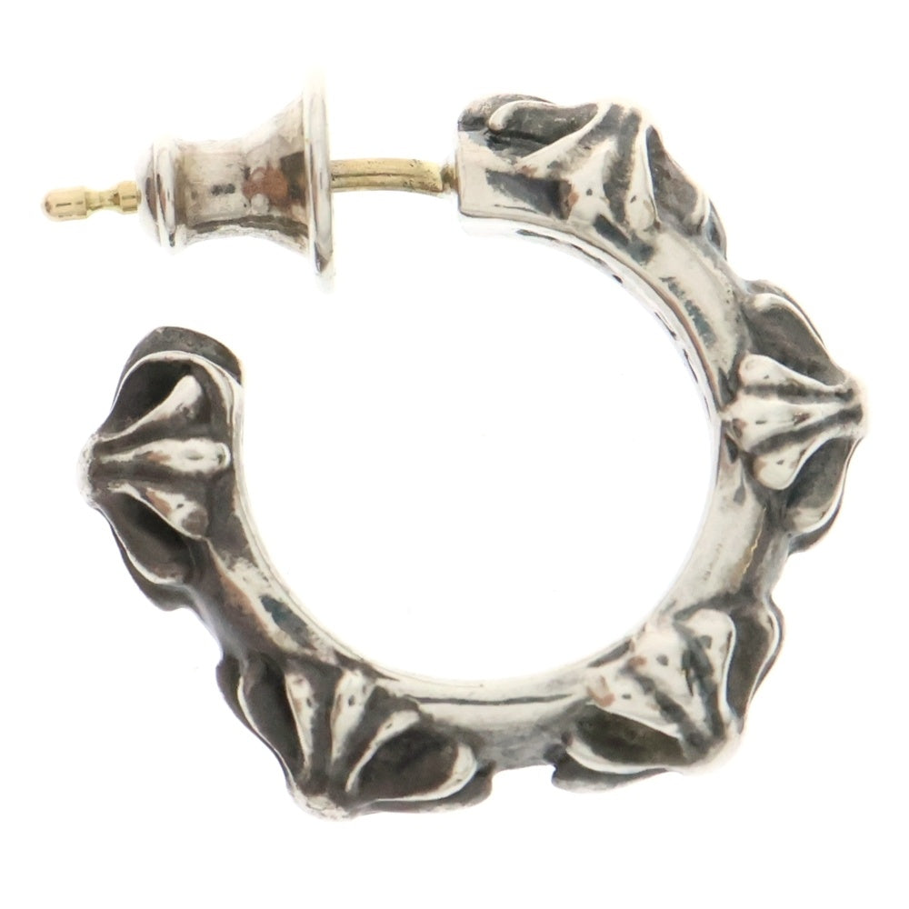 CHROME HEARTS(クロムハーツ) HOOP CROSS クロスバンド フープピアス シルバー BCA100