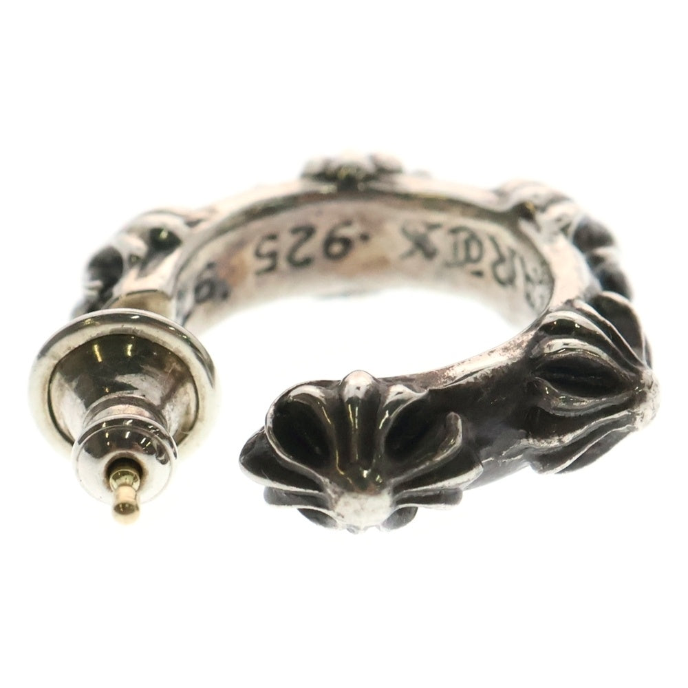 CHROME HEARTS(クロムハーツ) HOOP CROSS クロスバンド フープピアス シルバー BCA100