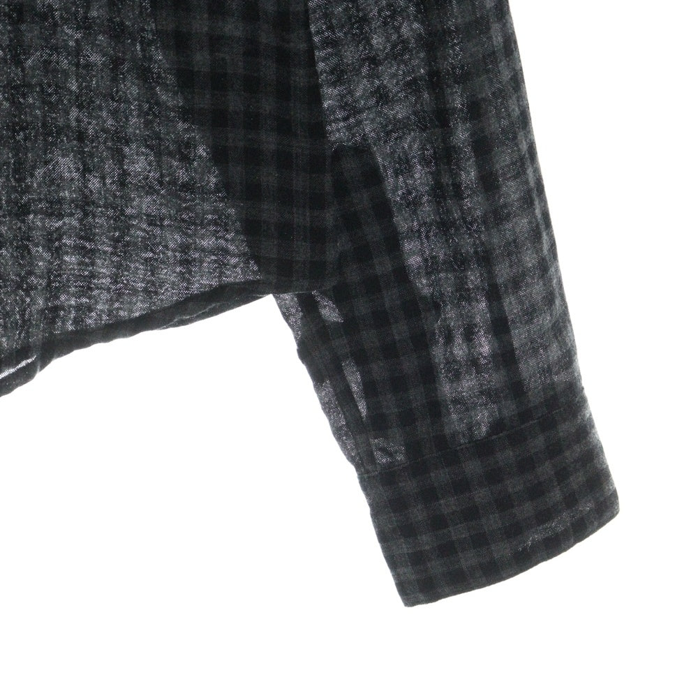CHROME HEARTS(クロムハーツ) LOOSEENDS LS ルーズエンド チェック柄フローラルボタン長袖シャツ