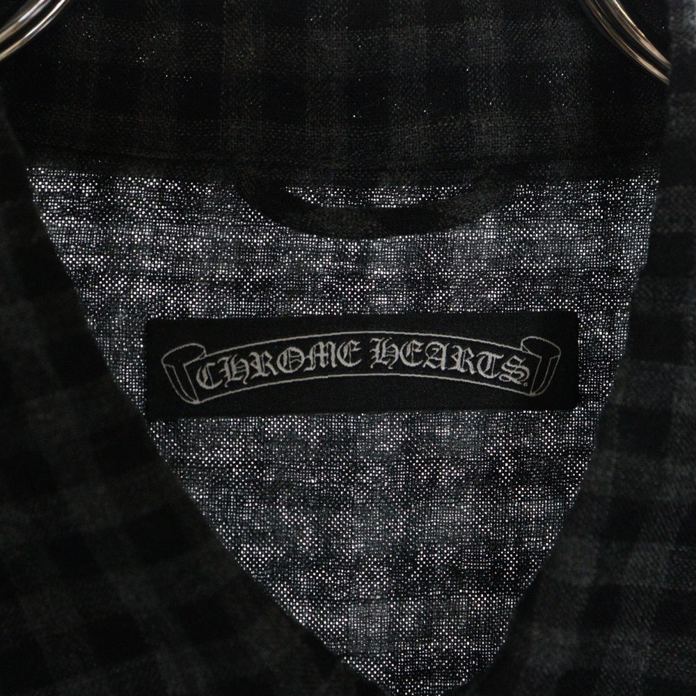 CHROME HEARTS(クロムハーツ) LOOSEENDS LS ルーズエンド チェック柄フローラルボタン長袖シャツ