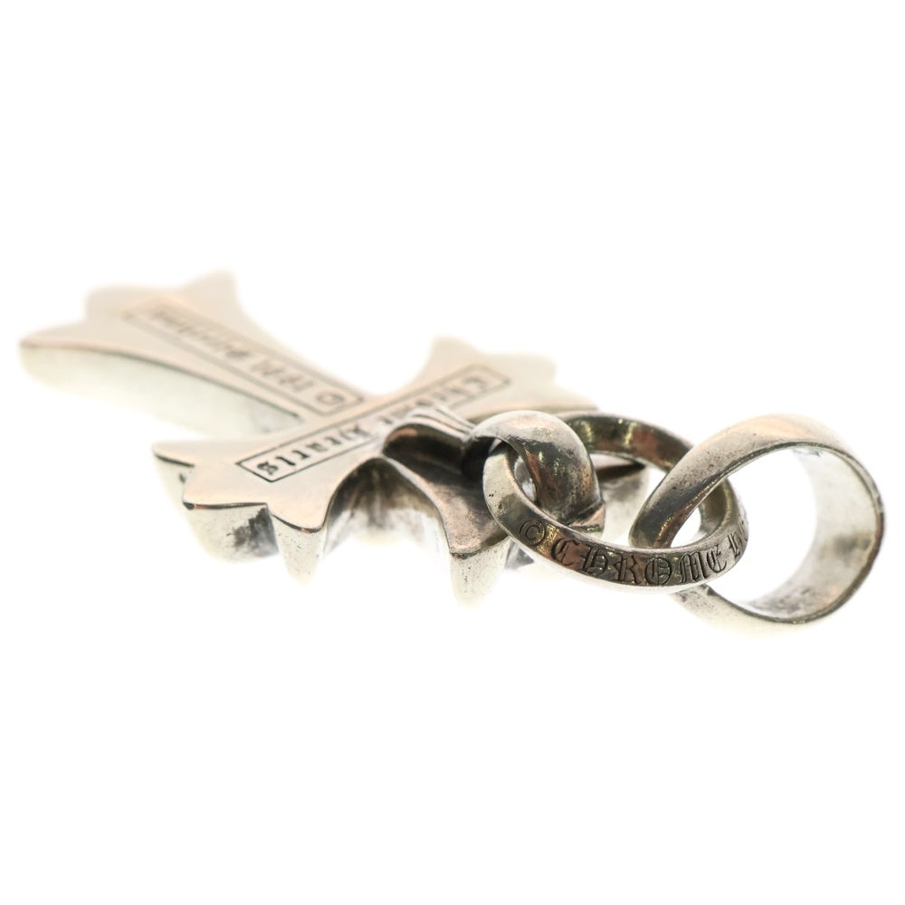 CHROME HEARTS(クロムハーツ) CH CRS SML W/BALE Wベイル スモールCHクロス ペンダントトップ シルバー BCA218