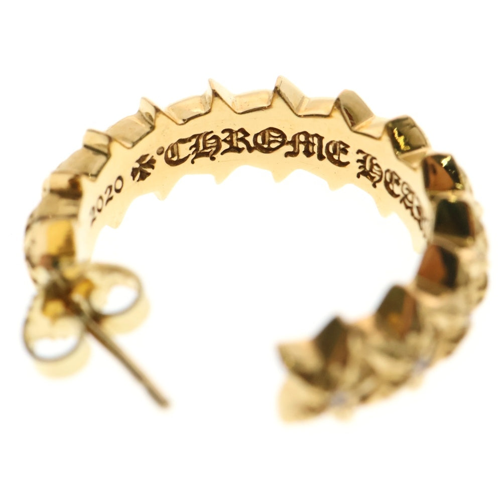 CHROME HEARTS(クロムハーツ) 22k TINY 5PT STAR BAND P DIA タイニー5ポイントスターバンド スタッドピアス