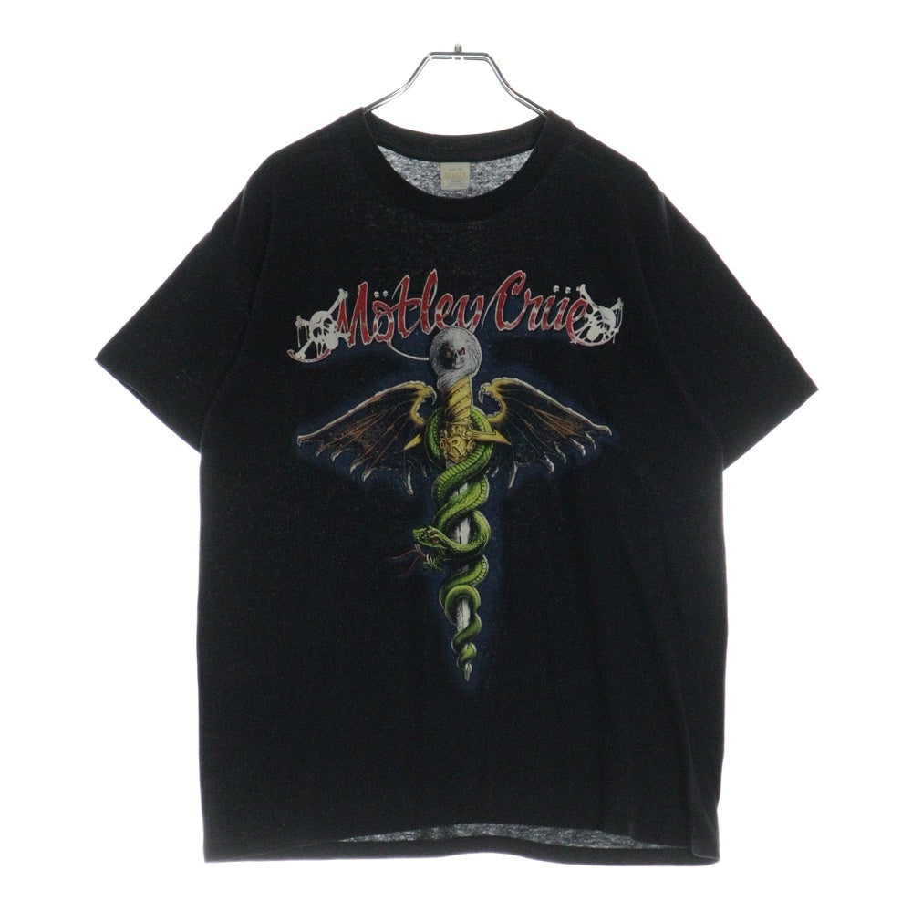 VINTAGE(ヴィンテージ) 80's Motley Crue モトリークルー バンドツアー 半袖Tシャツ カットソー ブラック
