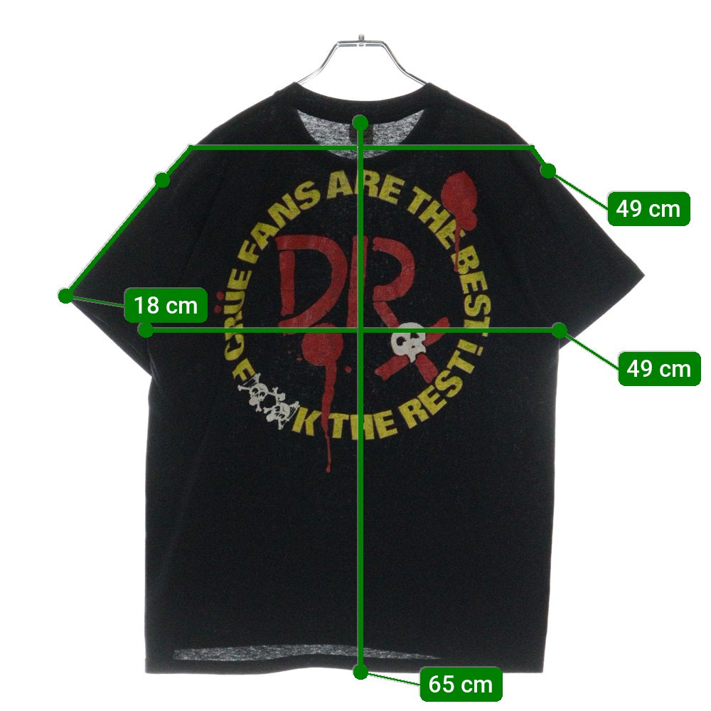 VINTAGE(ヴィンテージ) 80's Motley Crue モトリークルー バンドツアー 半袖Tシャツ カットソー ブラック