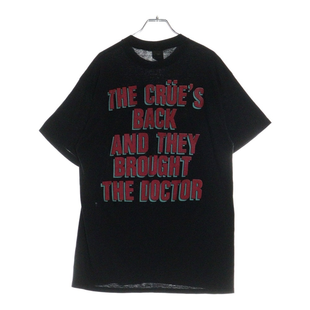 VINTAGE(ヴィンテージ) 80's Motley Crue DR.FEELGOOD モトリークルー バンドツアー 半袖Tシャツ カットソー ブラック