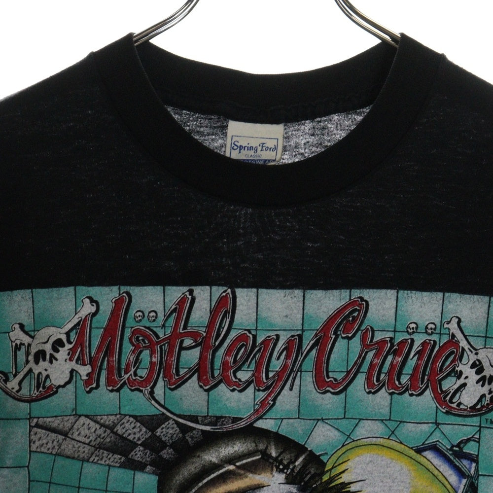 VINTAGE(ヴィンテージ) 80's Motley Crue DR.FEELGOOD モトリークルー バンドツアー 半袖Tシャツ カットソー ブラック