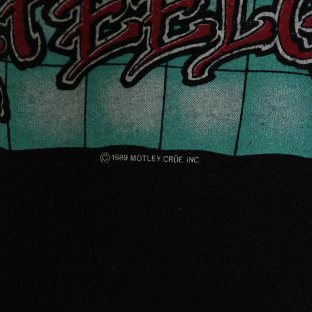 VINTAGE(ヴィンテージ) 80's Motley Crue DR.FEELGOOD モトリークルー バンドツアー 半袖Tシャツ カットソー ブラック