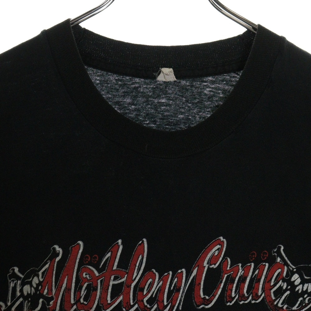 VINTAGE(ヴィンテージ) 80's Motley Crue DR.FEELGOOD モトリークルー プリント 半袖Tシャツ カットソー ブラック