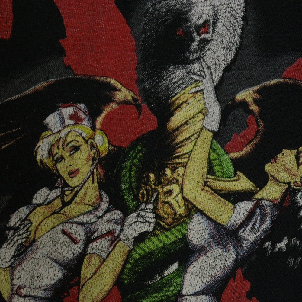 VINTAGE(ヴィンテージ) 80's Motley Crue DR.FEELGOOD モトリークルー プリント 半袖Tシャツ カットソー ブラック