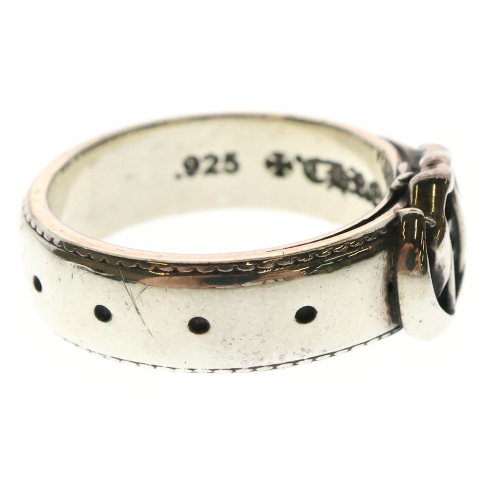 CHROME HEARTS(クロムハーツ) BELTED CH-SML ベルテッド CHロゴ スモール リング シルバー