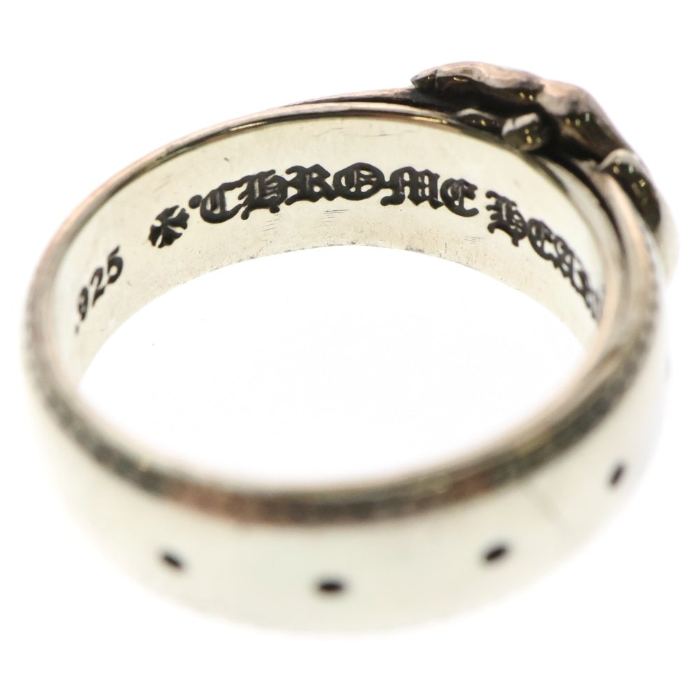 CHROME HEARTS(クロムハーツ) BELTED CH-SML ベルテッド CHロゴ スモール リング シルバー