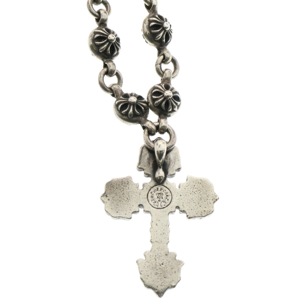 CHROME HEARTS(クロムハーツ) #1 CRS CHN FILIG CRS クロスボールチェーン フィリグリークロスXS ネックレス シルバー