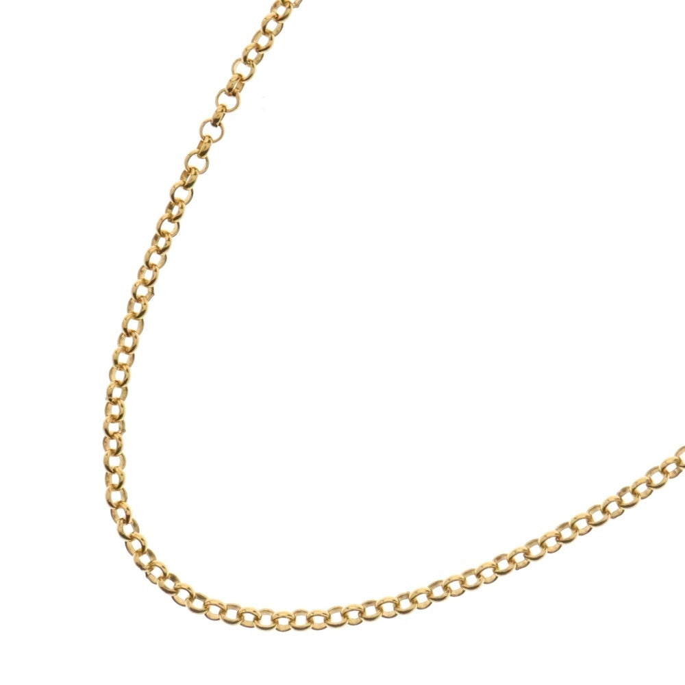 CHROME HEARTS(クロムハーツ) 22K NECKCHAIN R20 ロールチェーンネックレス 20inch ゴールド BCA011
