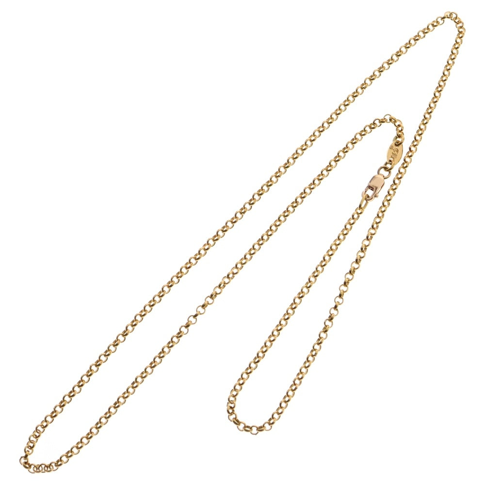 CHROME HEARTS(クロムハーツ) 22K NECKCHAIN R20 ロールチェーンネックレス 20inch ゴールド BCA011