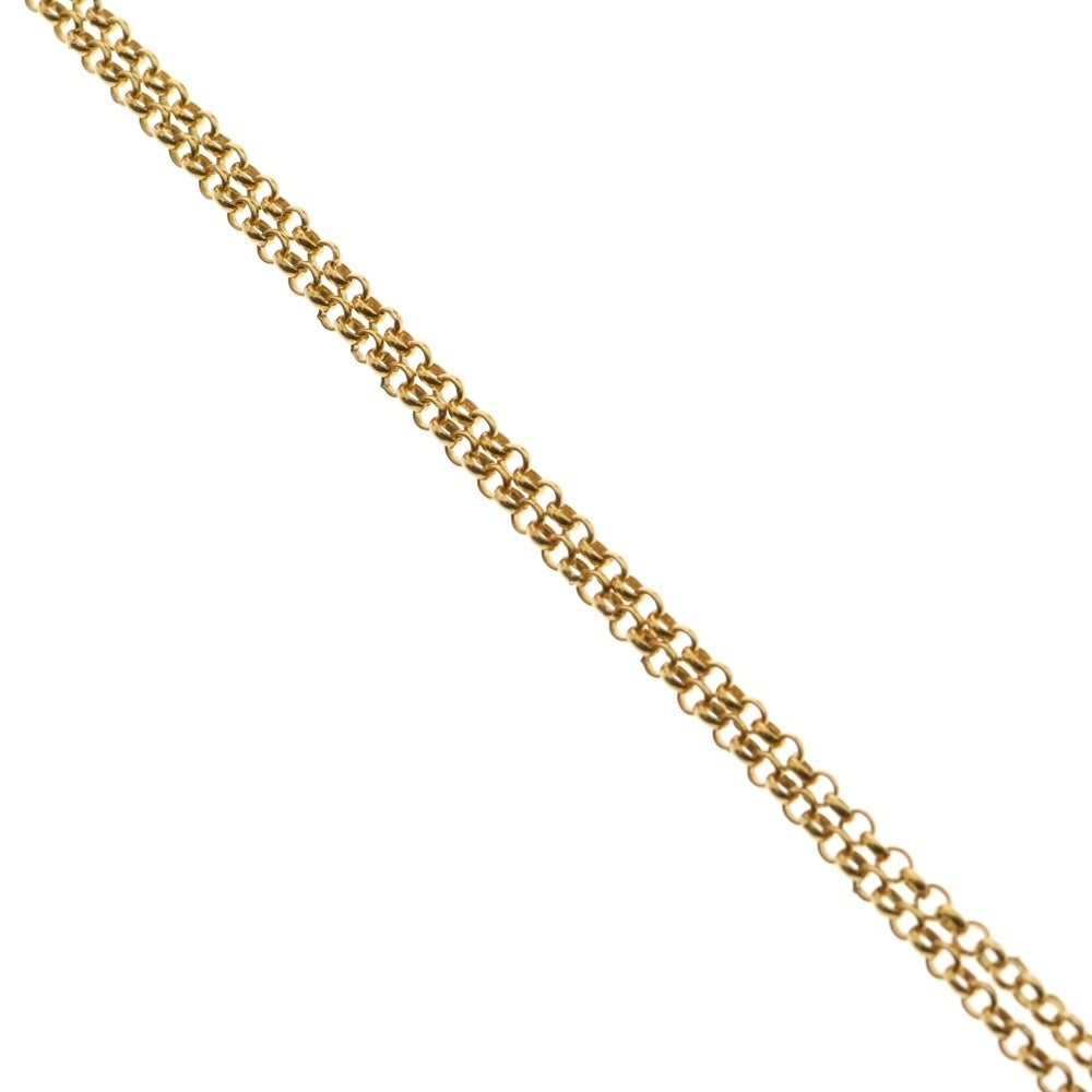 CHROME HEARTS(クロムハーツ) 22K NECKCHAIN R20 ロールチェーンネックレス 20inch ゴールド BCA011